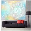 Mandala Tapestry Psychedelic Colorful Art Background Cloth Home Decor Wall Tapestry Hand Wash Printed Wall Hanging