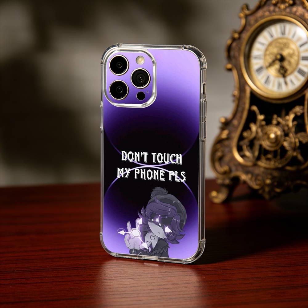 Чехол для телефона M-Murder Drones UZI для iPhone 17 16 15 14 13 12 11 Mini Pro Max Plus Прозрачный чехол