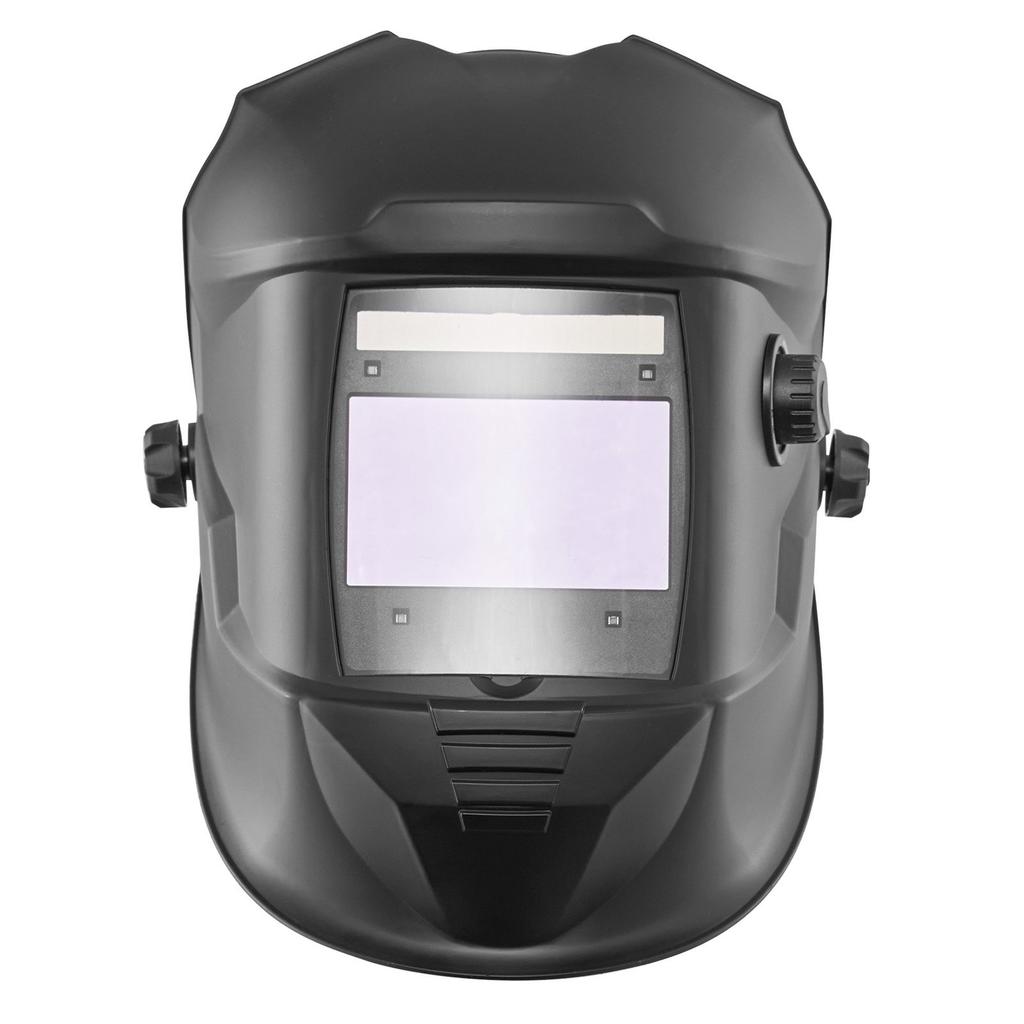 Welding Helmet Auto Darkening, 100 x 59.4 mm True Color Welding Hood, Solar-Powered Welder Mask with 4 Arc Sensors, Wide Shade 4/5-9/9-13 for TIG MIG