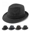 Retro Men's Jazz Hats Large Brimmed Sun Hats, Fashionable Top Hats, Middle-aged and Elderly Hats, Grandpa Bucket Hats