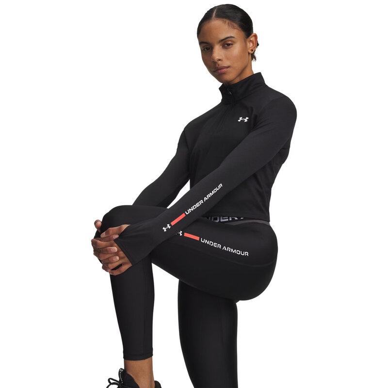 Under Armour Женская тренировочная толстовка с молнией 1/2 и логотипом бренда