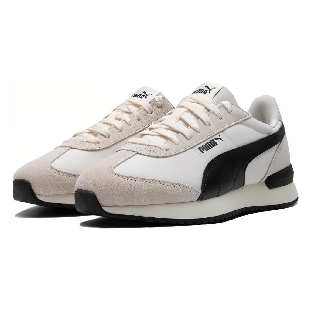 Puma R78 Nylon Retro Fabric Cow Split Leather Synthetic Fashion Casual Wear Resistant Lightweight Low Top Lifestyle Sneakers Unisex Sneakers 399250-01