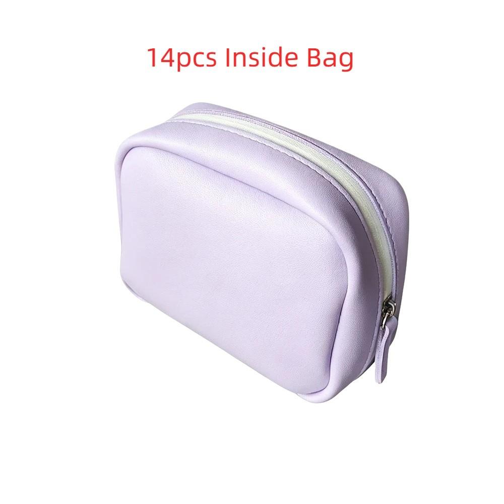 7/14PCS Leakproof 7-Day Pill Organizer Portable Weekly Pill Storage Bag for Seniors