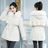 Send To Overcome The Long Waist Cotton Jacket Plus Velvet Cotton-padded Jacket Down Cotton Jacket Femal