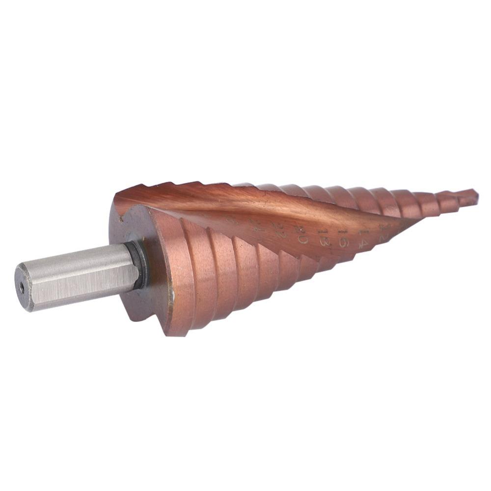 Triangular Shank Hole Opening Tool High Speed Steel M35 Hole Reamer Step Drill Bit Set  Counterbore