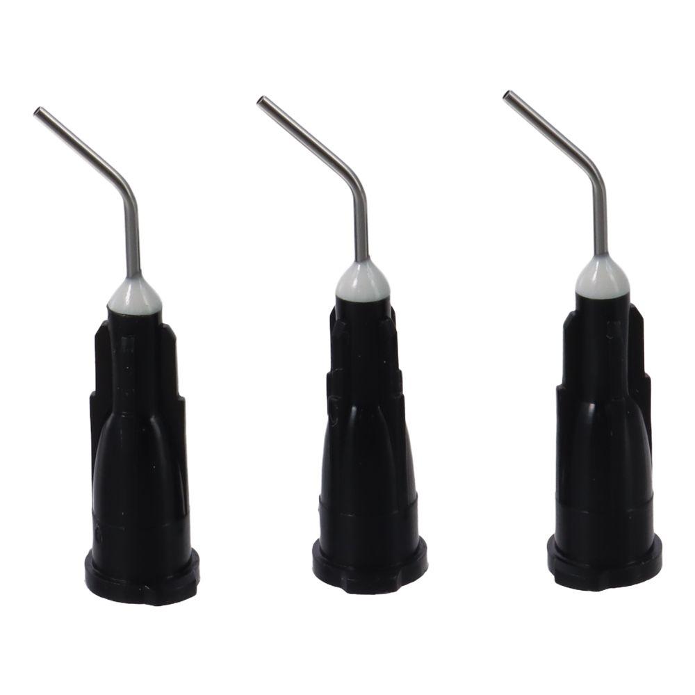 200pcs 20 Gauge Dispensing Needles Black Dispensing Needle Tips Pre Bent Flow Bent Dispensing Tips