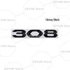Metal For w333 2008 3008 4008 5008 208 308 408 508 Tricolor Emblem Car Sticker Letter Badge Decal Body Rear End Trunk Decor 333w