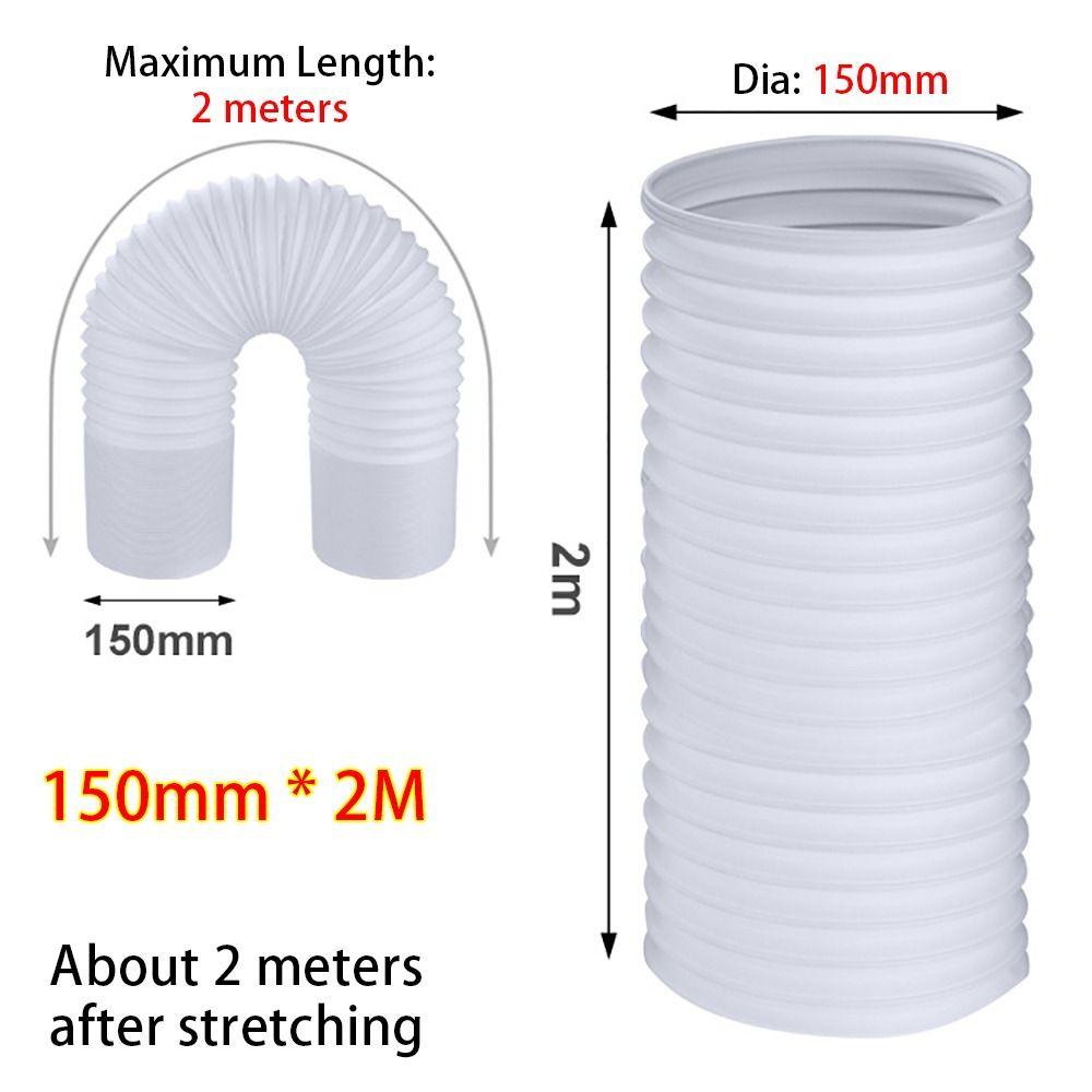 1Pcs Telescopic Exhaust Pipe Air Conditioning Accessories Duct Outlet Tube