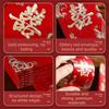 80Pcs Good Luck Blessing Multiple Patterns Hongbao Mini Red Money Pocket Traditional Sturdy Luck Money Bag Chinese New Year