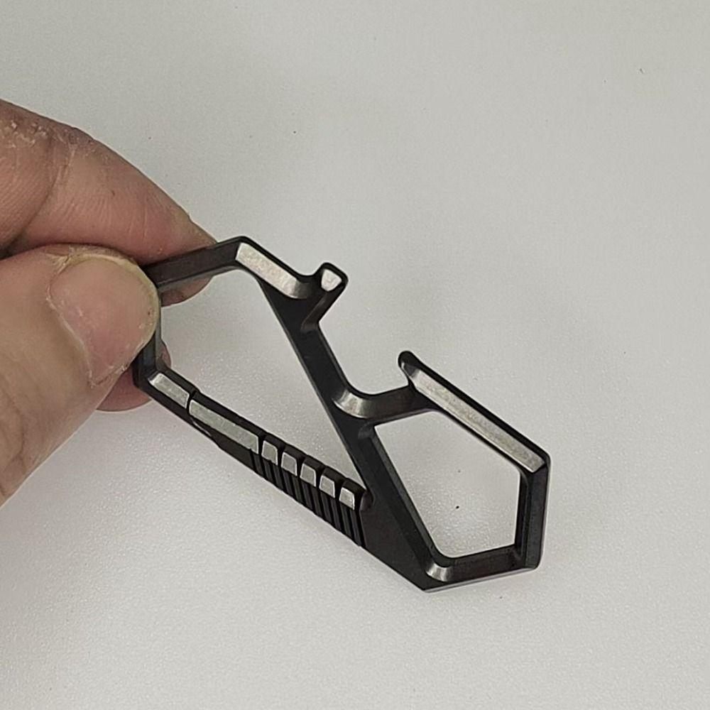 Пряжки для ключей EDC из титанового сплава, суперлегкая открывалка для бутылок, новые брелки, подвеска, инструмент для отдыха на природе