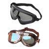 PC Lens Motorcycle Riding Goggles Retro Design Adjustable Comfortable Sunglasses For Women Men Travel and Daily Wear