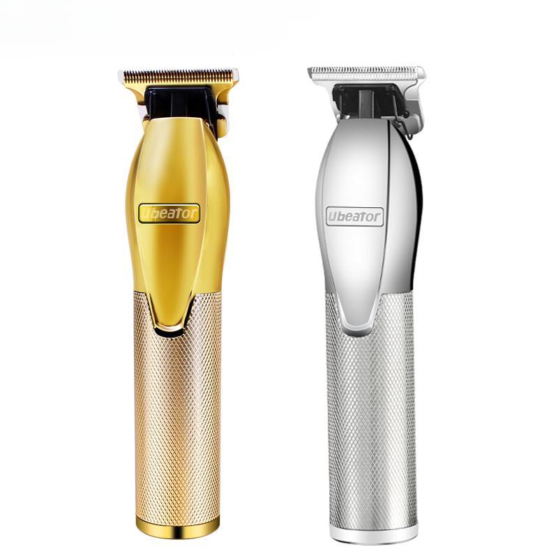 Gold Barber Shop Tromming Cutter Hair Cutting Machine Беспроводная машинка для стрижки волос Haircut Electric Rechargeable Hair Trimmer