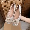 Модные женские туфли на плоской подошве с жемчужным принтом, модные туфли-лоферы для женщин 2024 года, модные зимние мягкие туфли для классических моделей, удобные туфли Mujer De Zapatillas