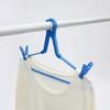 Towa Sangyo Neosoul Clothespins, Whole Hanger Pinch, White/Blue, Approx. 4.4 X 1.4 X 6cm, Pack of 10