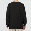 Puma Solid Color Logo Sport Casual Pullover Sweatshirt Men Tops Black 674346-01