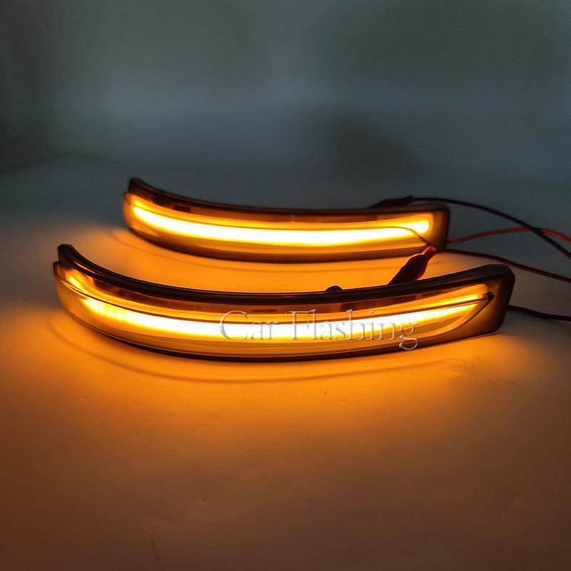 Для моделей Kia New Sorento 16-20, подсветка зеркал заднего вида, отражатели, подсветка зеркал заднего вида, указатели поворота, светодиодные