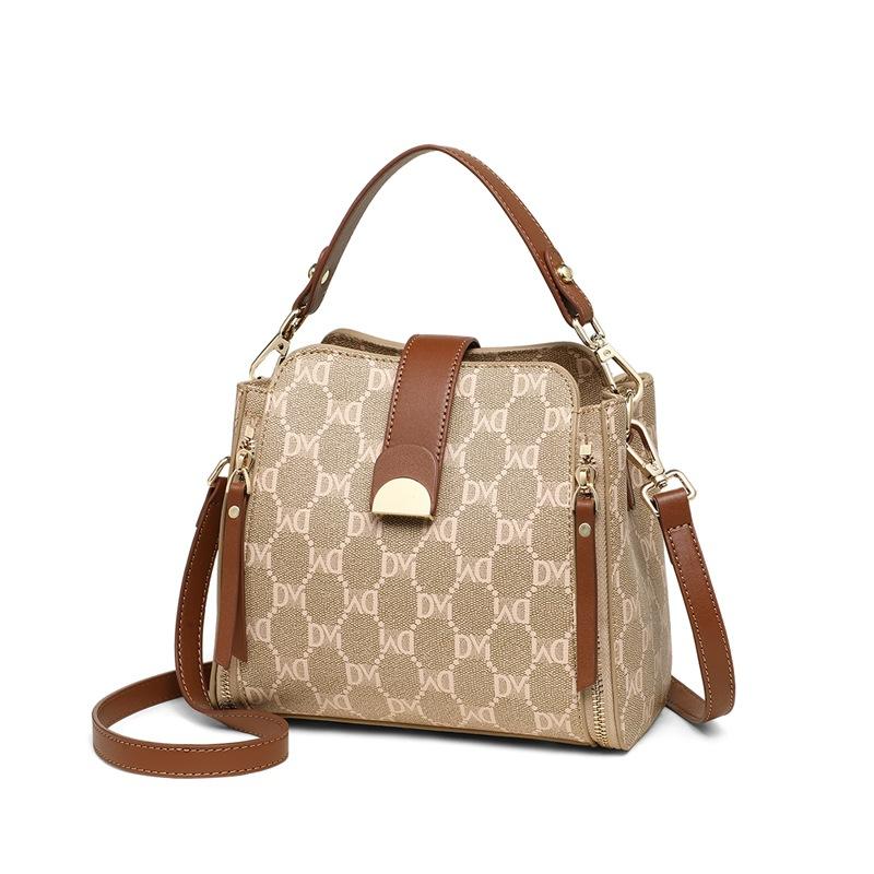 Bag Women's Bucket Bag Women's Crossbody Bag Mother Everything with Light Luxury Hand Bill Shoulder Bag