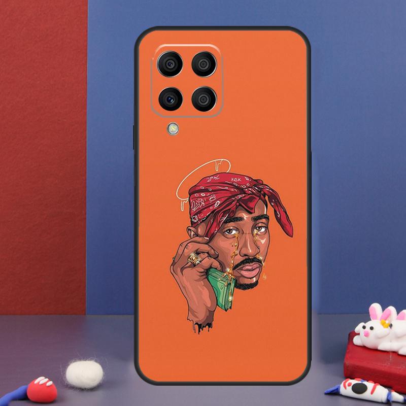 Чехол Tupac 2Pac Shakur для Samsung Galaxy M16 M06 M36 M56 M15 M11 M31 M21 M53 M13 M32 M52 M35 M55 M14 M34 M54