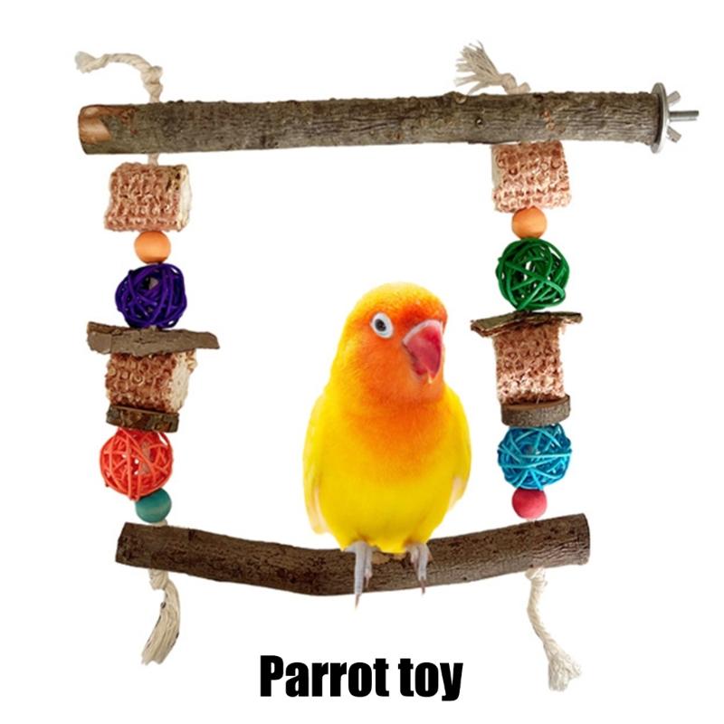 Птичий насест Nature Molar Stand для попугаев Conure Supplies Budgies Grinding Scratchers для маленьких и средних попугаев Toy