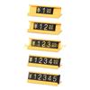 F26C Metal Number Price Tag Signs 1Box Multipurpose Display Label Supplies for Phone Jewelry Necklace Showing