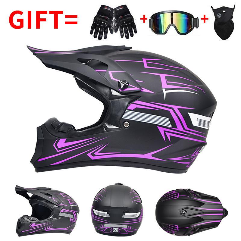 Exclusive Supply DOT Certified Motorcycle Off-Road Helmet Mountain Bike Speed-Reducing Riding Safety Helmet
