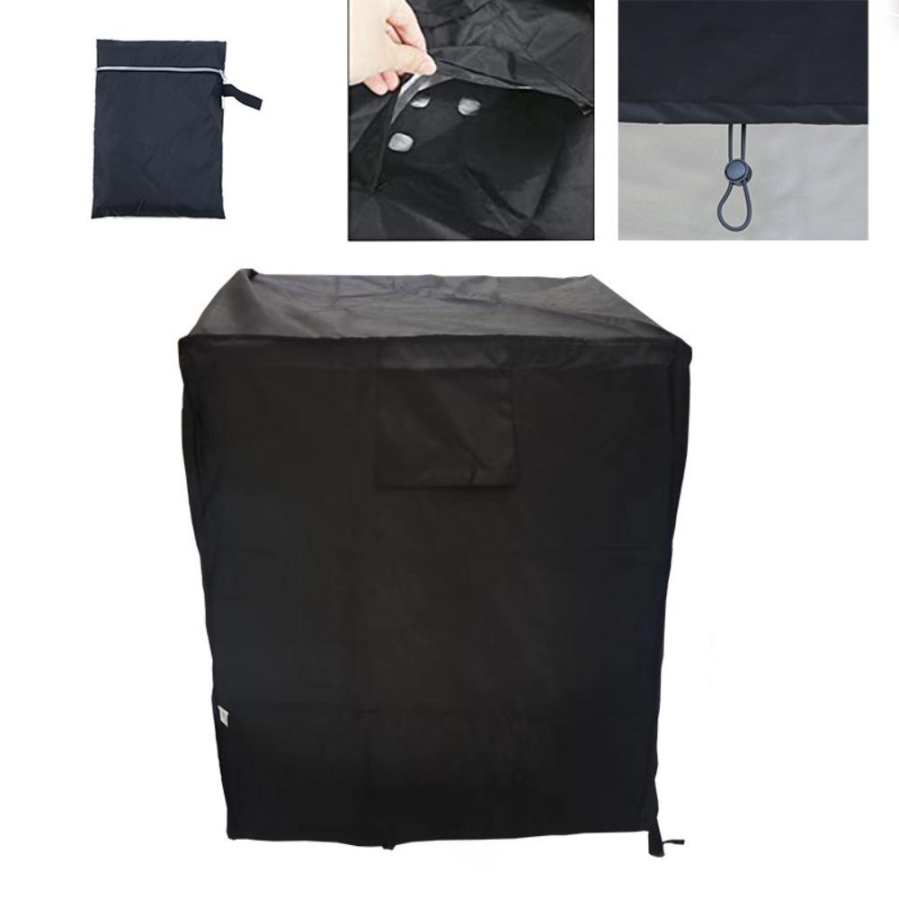 Квадратная Вертикальная Наружная Крышка для Кондиционера, для Наружного Блока Центрального Кондиционирования, Пылезащитная, Влагозащитная, Солнцезащитная Защита