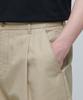 MUSINSA STANDARD Cotton Wide Bermuda Shorts [Beige]