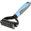 Grooming Brush - 2-in-1 Brush - For Dog and Cat - Anti Undercoat - 95% Reduction of Dead Hair