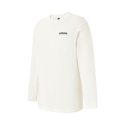 adidas Буква Круглый вырез Пуловер Футболка с длинным рукавом Унисекс Топы JL9659