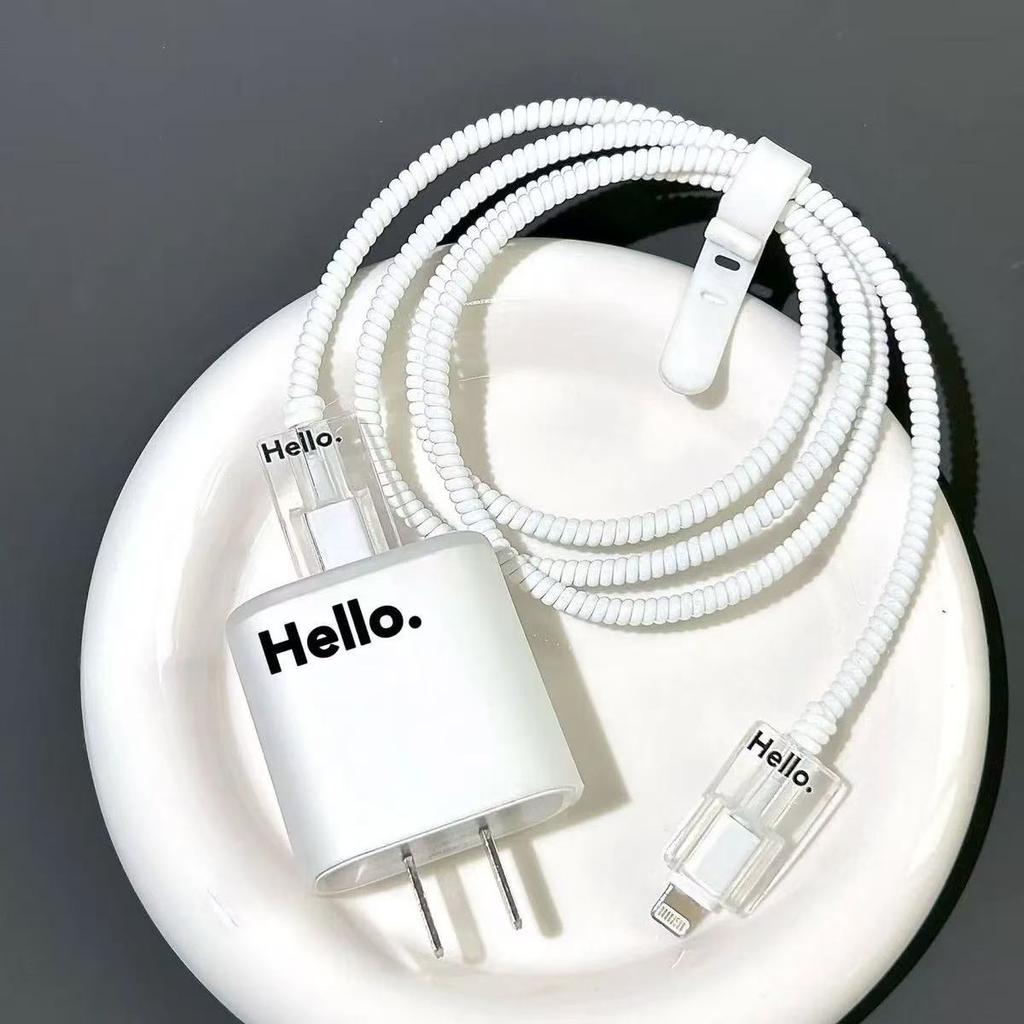 Четырехкомпонентная защита зарядки, защита кабеля передачи данных, защитная крышка для зарядного блока, подходит для зарядного устройства IPhone 18/20 Вт