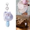 Плюшевый пищащий кулон, мягкая кукла кошка, брелок, милые брелки, подарок на день рождения, аксессуар для студентов и поклонников аниме