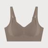 FINETOO Plus Size Women's Widened Shoulder Strap Bra Seamless Mesh Pull-up Underwear Female Full Coverage Vest Sport Bralette