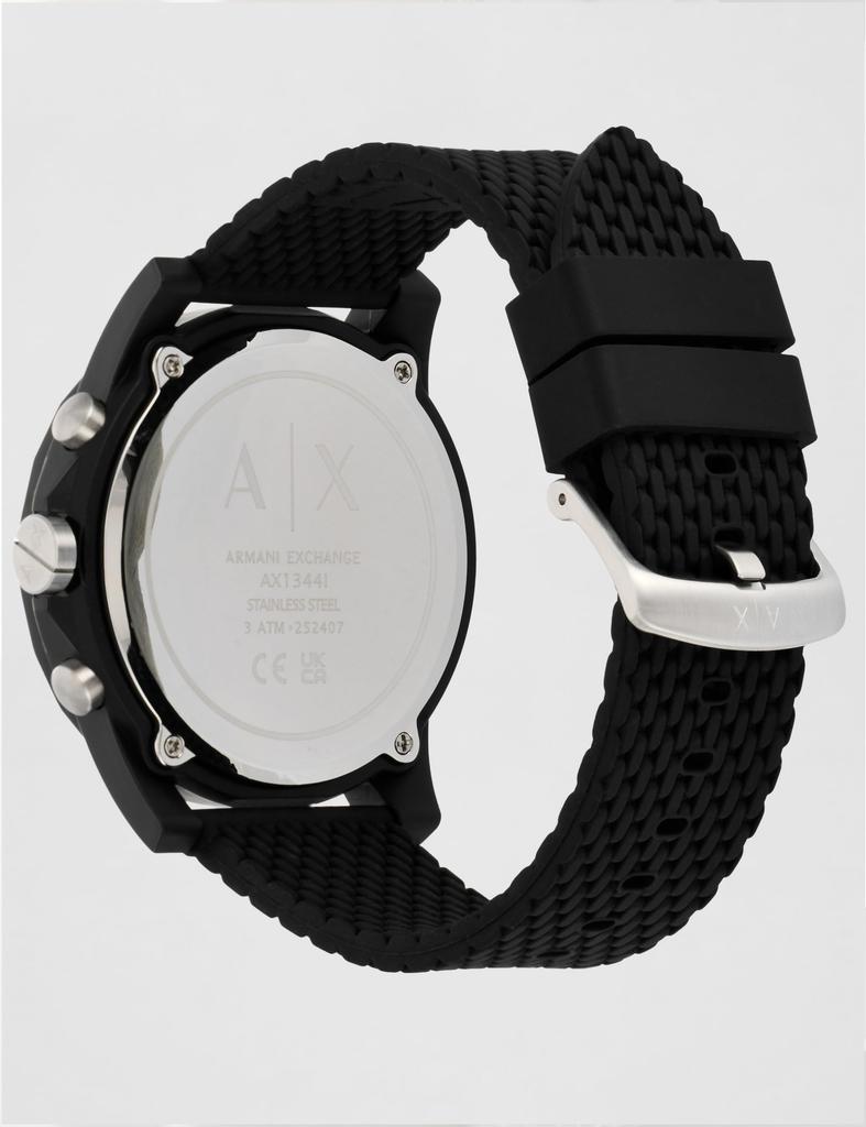 Часы Armani AX1344 Оригинальный товар Черные [AX Exchange] Мужские