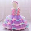 2024 European & American Flower Tutu Dress for Toddlers - Catwalk Style