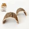 Natural Wooden Bridge Bendable Platform Toy for Small Animal Mouse Bridge Hamster Rabbit Hideout Cage Accessories