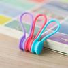 3pcs Silicone Magnetic Cable Tie Reusable Wire Organizer For Bundling And Securing Headphone Or Data Cables