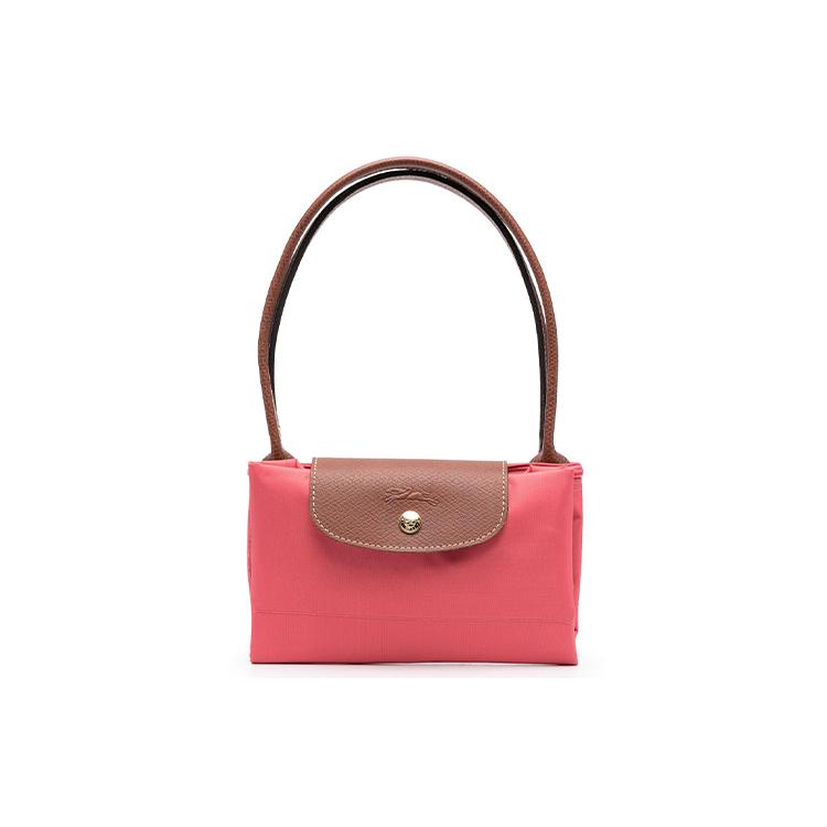 New LONGCHAMP Le Pliage Shoulder Bags Coral Red 2605089P76