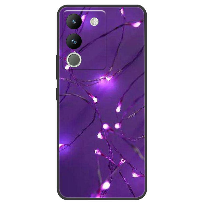 Чехол для VIVO V29E V2317 Защитный чехол для камеры Для телефона VIVO Y200 5G Мягкий силиконовый TPU Задняя крышка V2307 Ударопрочный Fundas