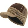 Ear Protection Knit Baseball Cap Thickened Plush Winter Warm Hat New Dad Hat  for Men Women