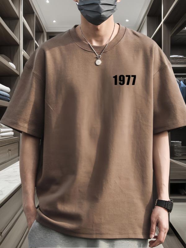 Premium Quality Unisex 100% Pure Cotton Short-Sleeved T-shirt, 240g Combed Cotton, Loose Fit