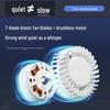 Portable Mini High-Speed Waist Fan with Digital Display for Outdoor Use