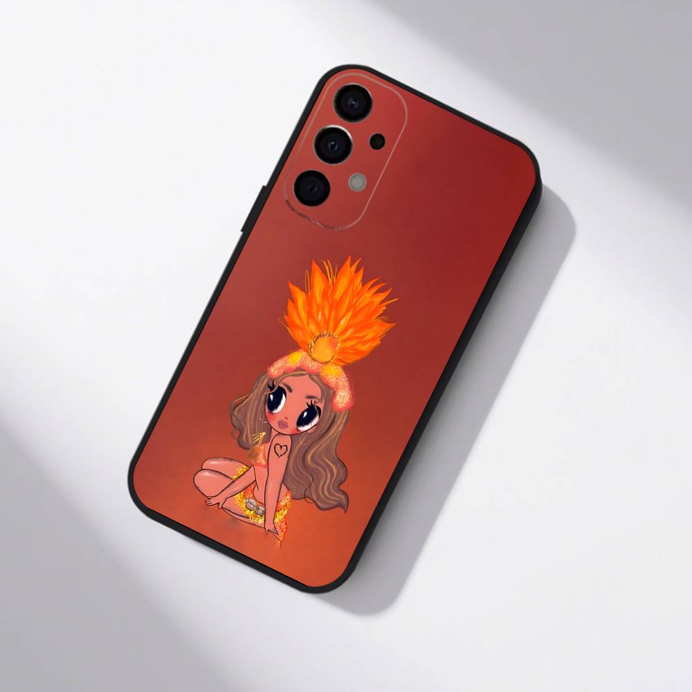 Чехол для телефона K-KaRol G Tropicoqueta для Samsung S25, S24, S21, S22, S23, S30, Ultra, S20, Plus, Fe, Lite, 5G Черный