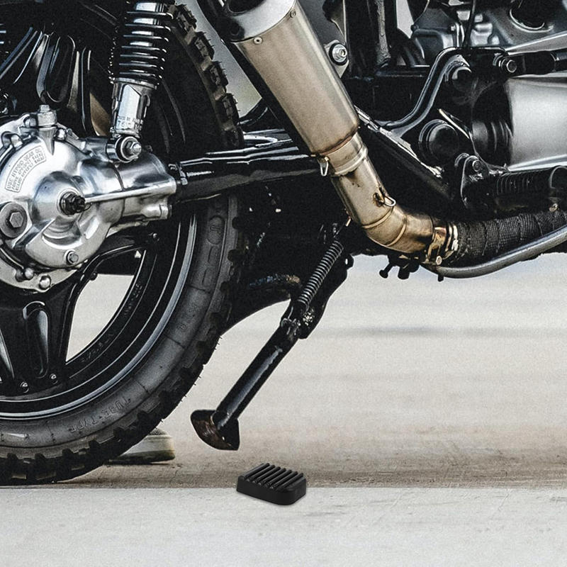 Резиновая подставка для мотоцикла, боковая подножка, площадка, уличная подножка, удлинитель ножки, опорная площадка, основание, аксессуар для мотоцикла
