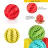 Durable Elastic Rubber Dog Toy Ball For Teeth Cleaning And Interactive Play