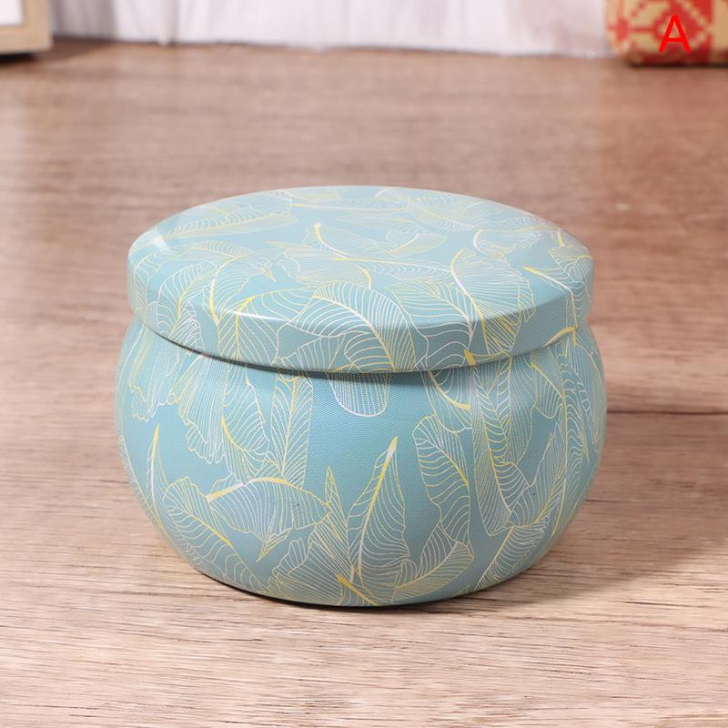 4 унции герметичная банка металлические банки для свечей коробка для конфет розовый чайник органайзер для хранения ювелирных изделий жесть рождественский упаковочный ящик