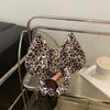 Ретро-сумка с высокой стоимостью, персонализированная, портативная, женская, модная, с леопардовым принтом, простая, иностранная, подмышечная сумка-полумесяц
