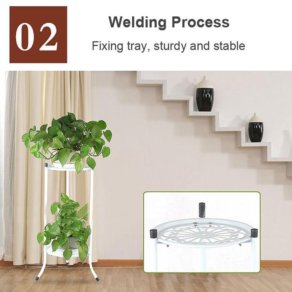 2-х уровневый комнатный дисплейный горшок для балкона держатель для бонсай домашний декор поддоны для цветочных горшков подставка для растений полка
