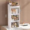 Foldable Storage Box Household Simple Organizer Boxes Double Door Skincare Product Organizer Multi-Layer Stationery Storage Rack