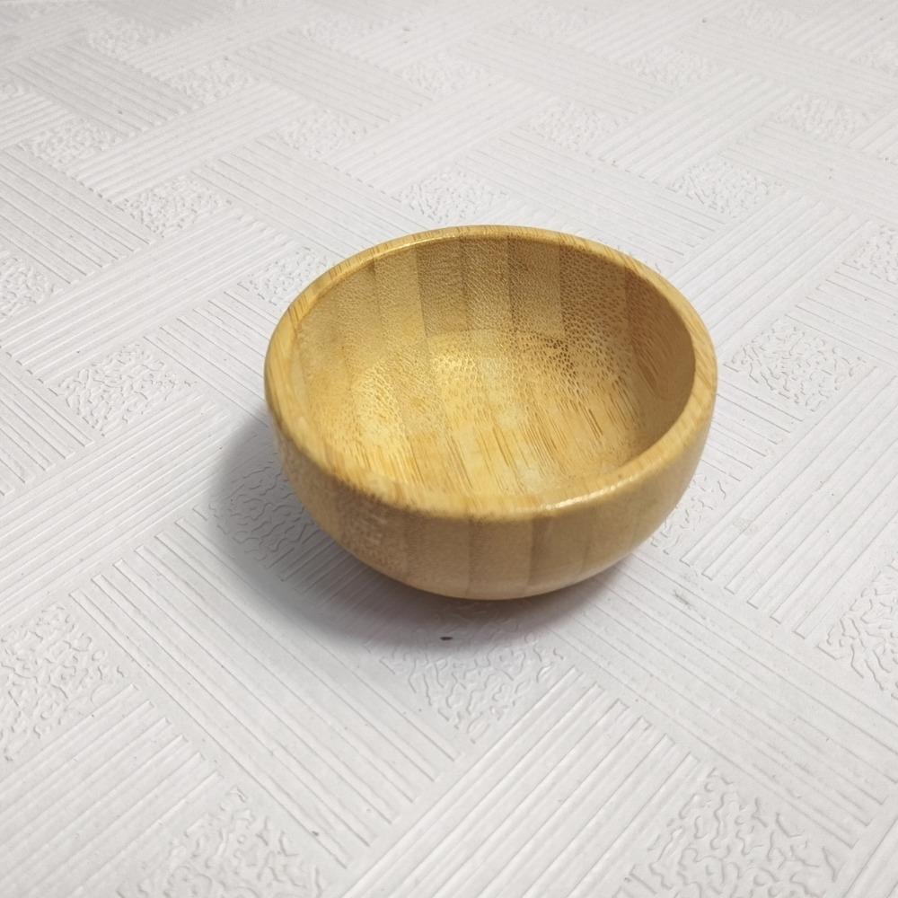 Mini Size Wood Mask Bowl Bamboo Mud Mask Application Tool Bamboo Spatula Spoon Cosmetic Mixing