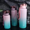 PC Leak Proof Colorful Plastic Cup Gradient Color Large Capacity Sports Kettle  School